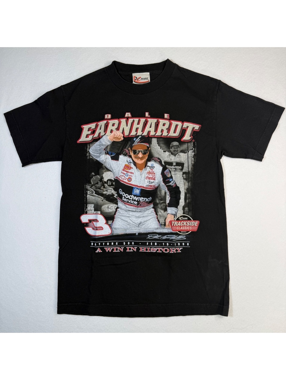 Dale Earnhardt “A Win in History” Tee — Chase Authentics Trackside Classics